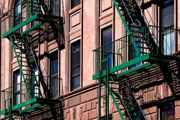 Exigences relatives aux escaliers d'évacuation en cas d'incendie