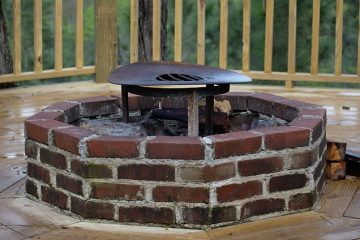 Idées de transformation de cheminée en briques
