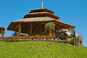 Comment faire un modèle d'une hutte de paille ?