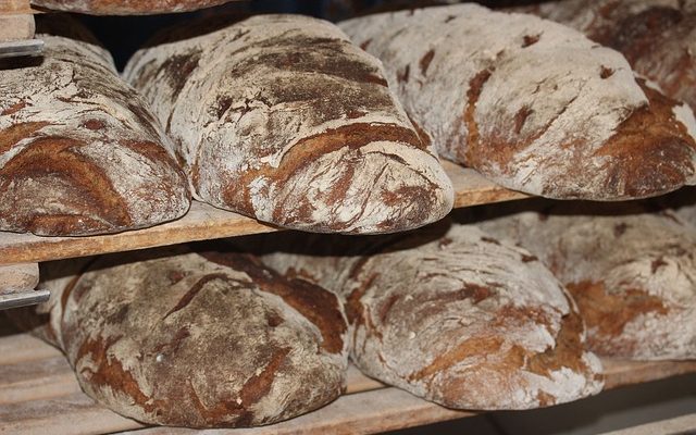 Quatre types de pain artisanal