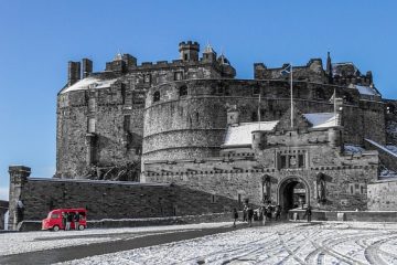 Caledonian Coach Tours d'Ecosse en février.