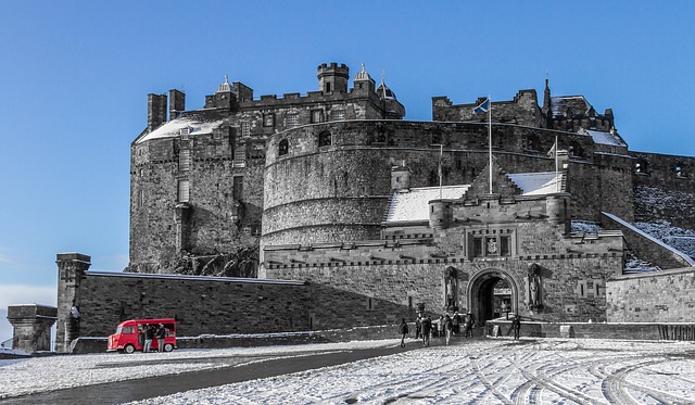 Caledonian Coach Tours d'Ecosse en février.