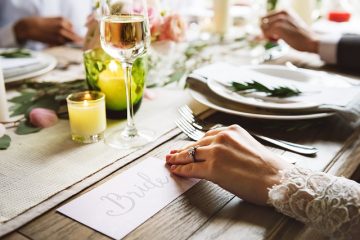 Étiquette pour les sièges de cérémonie de mariage