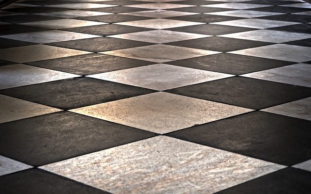 Comment installer le carrelage en forme de chevrons