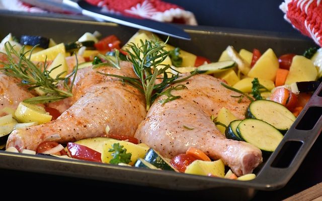 Comment faire rôtir du poulet sur un stand up rack