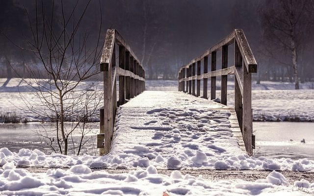 Comment réparer les fissures dans le bois de mon pont ?