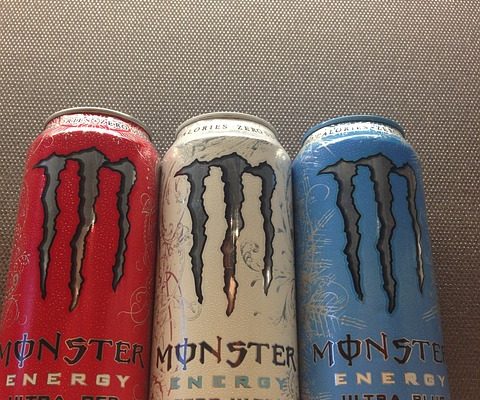 Ingrédients dans les boissons énergisantes Monster