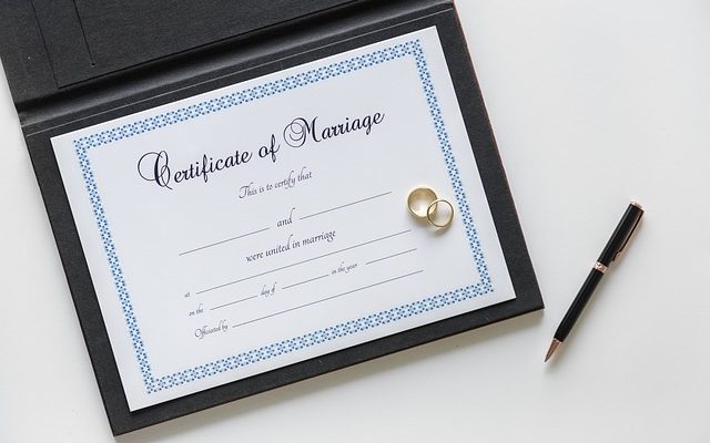 Comment obtenir une copie d'un certificat de mariage au Royaume-Uni